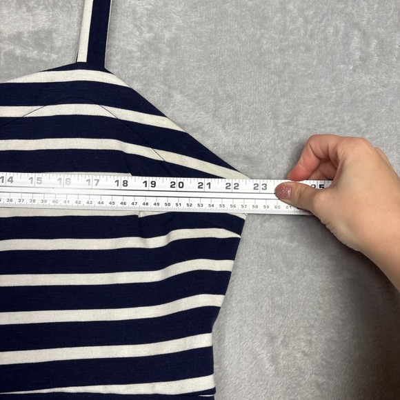 ✨ 2/$35 Old Navy Nautical Stripe Tank Dress XXL Knee Length Casual Summer Travel - Picture 5 of 7